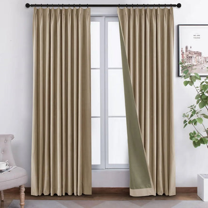 310 Extra High Bedroom Curtains 100% Blackout Velvet Curtains for Living Room Customize Size Kitchen Curtains 310-extra-high-bedroom-curtains-100-blackout-velvet-curtains-for-living-room-customize-size-kitchen-curtains