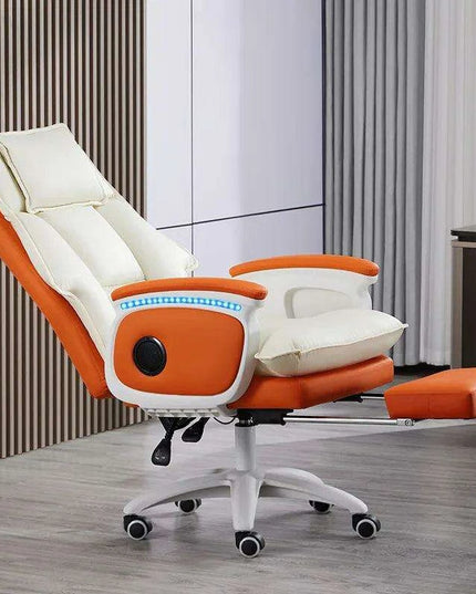 Luxurious Ergonomic Leather Executive Chair - Experience Unmatched Comfort for Long Hours