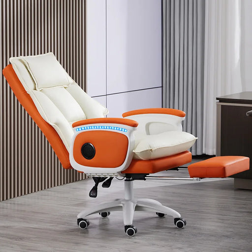 Ergonomic Leather Executive Office Chair by Aoliviya - Modern Design for Comfortable Long Hours
