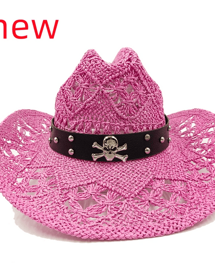 Vintage-Inspired Thick Straw Cowboy Hat