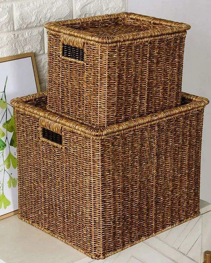 Nordic-Inspired Multi-Purpose Plastic Storage Basket for Home Organization