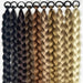 Chic Transformation: 24-Inch Long Twist Braid Ponytail Extensions for Effortless Elegance