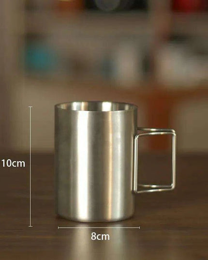 Stainless Steel Reusable Coffee Filter Cup with Convenient Hanging Ears - Eco-Friendly Brewing Essential