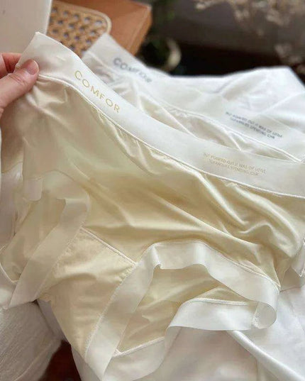 Ice Silk Quick Dry Women's Seamless Briefs - Stylish and Comfortable Lingerie in Solid Colors