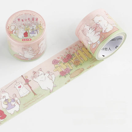 Cute Animal Washi Tape | 30mm x 3m Decorative Roll