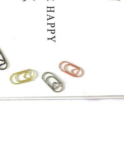 Vibrant Metal Paper Clips - 50-Pack - Essential for Efficient School and Office Organization