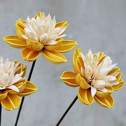 Artisanal Lotus Blossom Bouquet: A Rustic Touch for Your Home