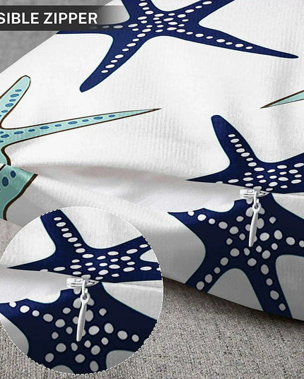 Seaside Bliss Cushion Covers - Set of 2 Stylish 18x18 Inch