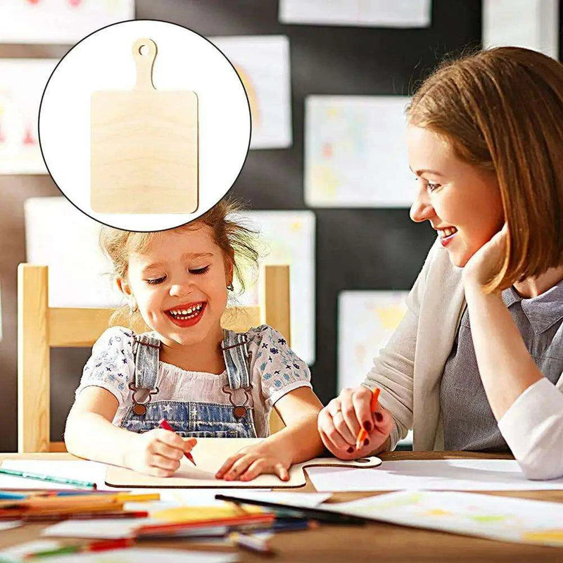 Chic Paddle-Style Wooden Cutting Board - Essential for Every Home Chef