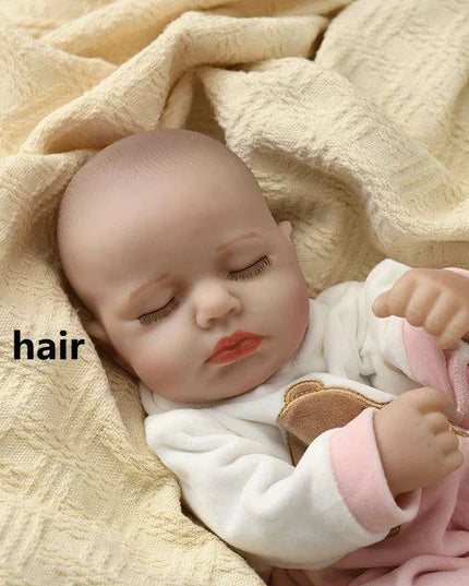 16-Inch Lifelike Reborn Baby Girl Doll - Realistic Full Vinyl Body with Outfit, Ideal for Gifts and Collectors