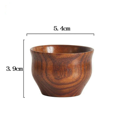 Handcrafted Rustic Spruce Wood Mug - Stylish Natural Drinkware for All Beverages