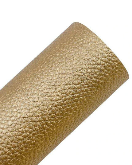 Colorful Litchi Textured Eco-Friendly PU Leather Craft Sheet