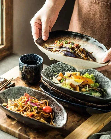 Chic High-Legged Ceramic Serving Bowl for Contemporary Dining Style