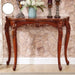 European Vintage Solid Wood Hallway Console Table - Timeless Sophistication and Style