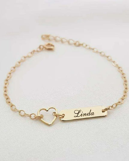 Personalized Engraved Women's Name Bracelet