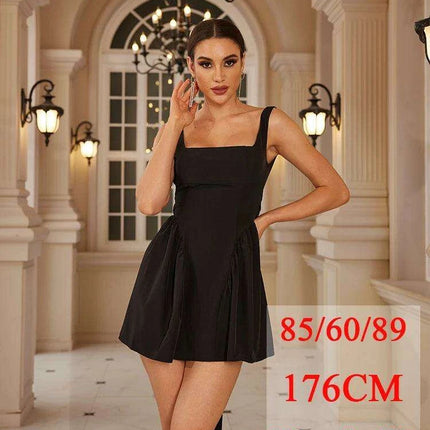 Elegant White Cotton Backless Dress with Oversized Bow - Effortless Sophistication for Any Occasion