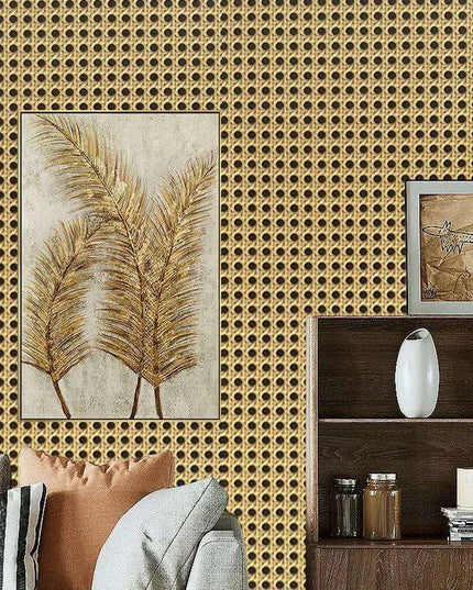 Bamboo Pattern Waterproof Rattan Contact Paper for DIY Furniture Renovation and Cabinet Decor