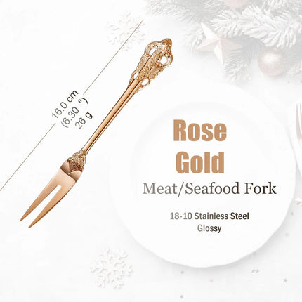 Gold-Finish 18/10 Stainless Steel Flatware — Individual Pieces | Très Elite