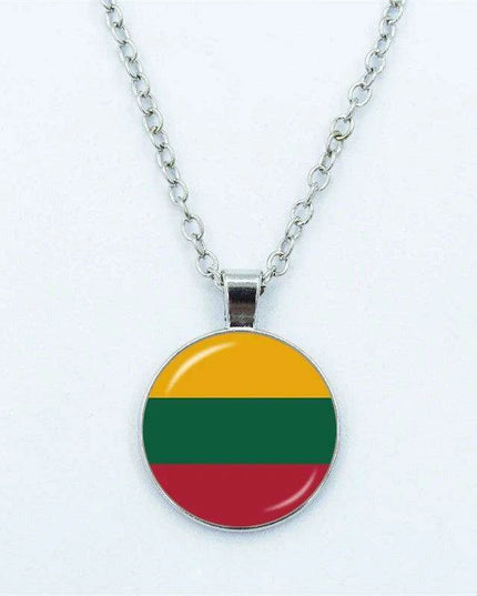 Vibrant Customizable Rainbow Glass Pendant Necklace for Love and Pride Celebration