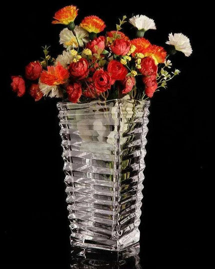 Modern Glass Vase for Lucky Bamboo and Floral Displays
