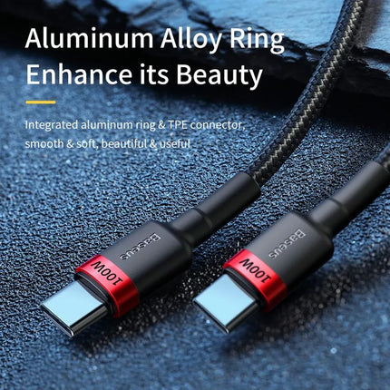 Baseus USB Type C To USB C Cable For iPhone 17 16 100W/5A PD Fast Charging Charger Cord For Macbook Xiaomi Samsung Type-C Cable baseus-usb-type-c-to-usb-c-cable-for-iphone-17-16-100w-5a-pd-fast-charging-charger-cord-for-macbook-xiaomi-samsung-type-c-cable