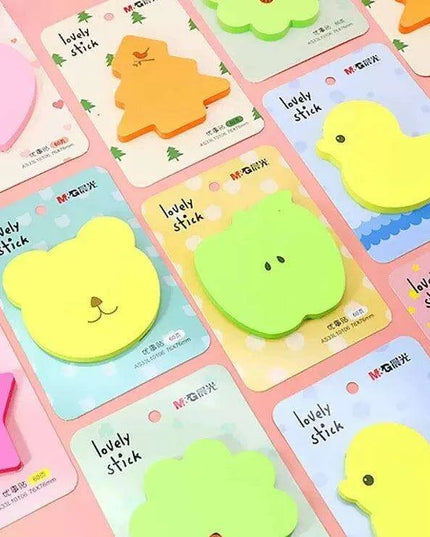 Colorful Kawaii Sticky Notes - Fun and Functional Memo Stickers for a Cheerful Workspace