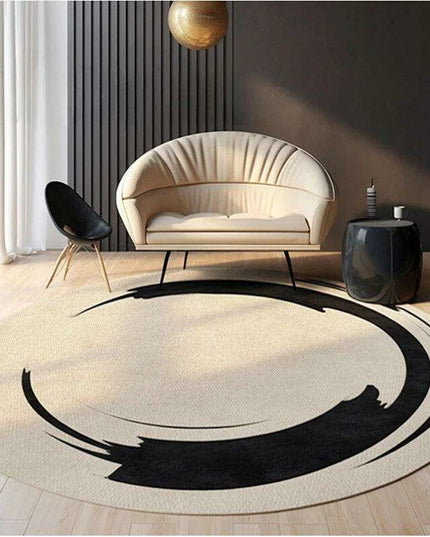 Elegant Abstract Art Area Rug for Stylish Home Interiors