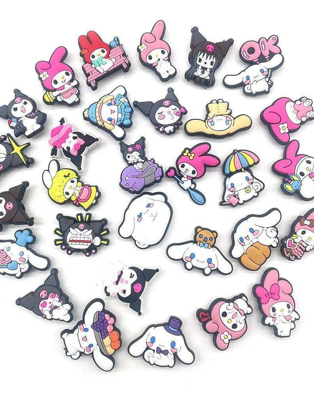 Kuromi Delight Shoe Charm: Whimsical Footwear Enhancement