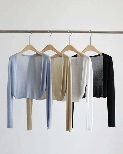 Elegant Women's Lightweight Sweetheart Cardigan for Spring/Summer Style