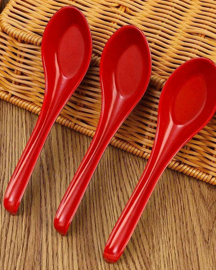 Elegant Japanese Porcelain Spoons Set - Premium Anti-Chip Kitchen Utensils