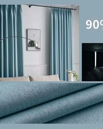 Elegant Soundproof Blackout Curtains - Premium Dual-Fabric Linen Cotton for Cozy Home Ambiance