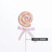 Charming Faux Cotton Candy Lollipop - Ideal for Sweet Displays, Kids' Photography, and Wedding Decorations