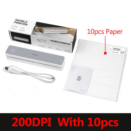 200/300dpi HPRT A4 Thermal Bluetooth Wireless Printer Portable Mini Mobile Drawing Printing Copier 8.5 X 11 US Letter & A4 Paper 200-300dpi-hprt-a4-thermal-bluetooth-wireless-printer-portable-mini-mobile-drawing-printing-copier-8-5-x-11-us-letter-a4-paper