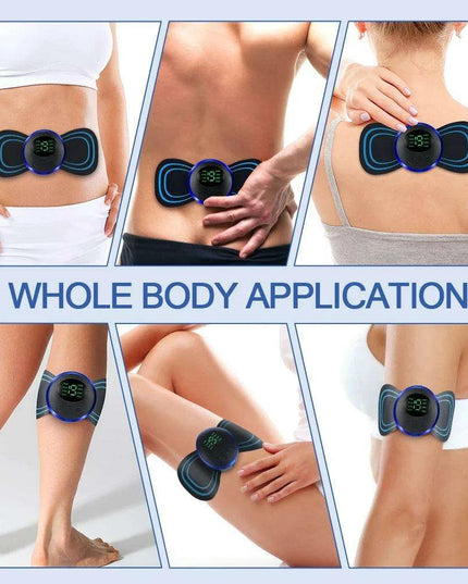Portable Electric Neck Massager with 8 Adjustable Modes - Full Body Muscle Relaxation Stimulator