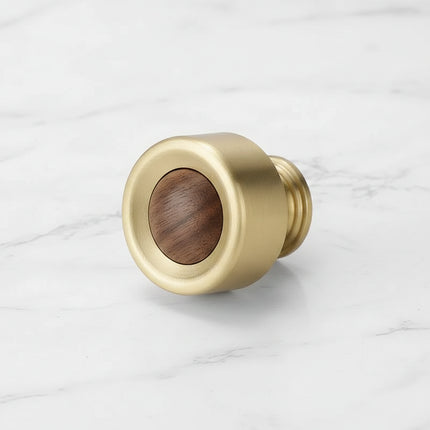 Classic Elegant Brass and Wooden Cabinet Wardrobe Door Handle Ancient