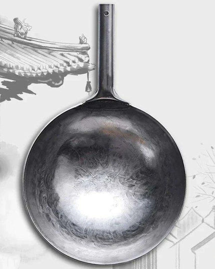 Premium Handcrafted Carbon Steel Wok for Authentic Chinese Cooking
