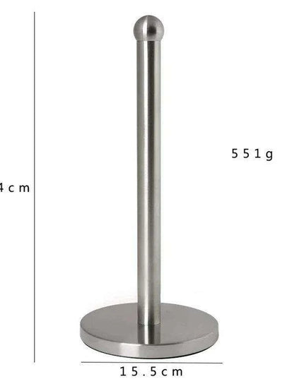 Elegant Stainless Steel Paper Roll Dispenser for Kitchen and Bathroom