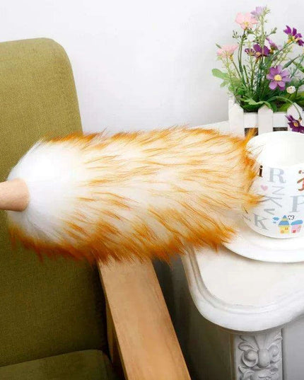 Eco-Friendly Bamboo Wool Duster - 50cm Anti-Static Cleaning Tool for Home and Furniture