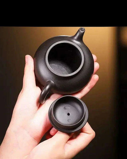 Handcrafted 140ml Yixing Purple Clay Teapot - Exquisite Zisha Kettle for Passionate Tea Aficionados