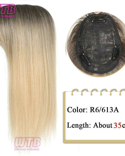 Bangs & Volume: Clip-In Hair Topper for Instant Transformation