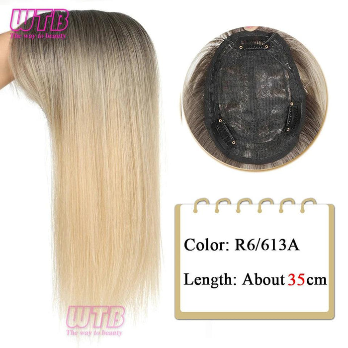 Bangs & Volume: Clip-In Hair Topper for Instant Transformation