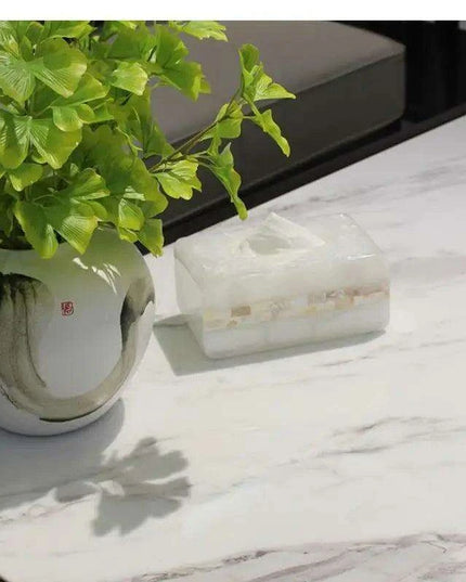 Chic Coastal-Inspired Tissue Box Holder for Elegant Home and Hospitality Settings