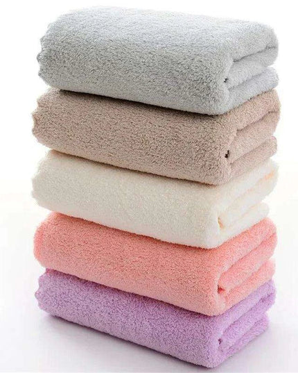 Luxury 3-Pack Microfiber Coral Velvet Towels - 30x60cm