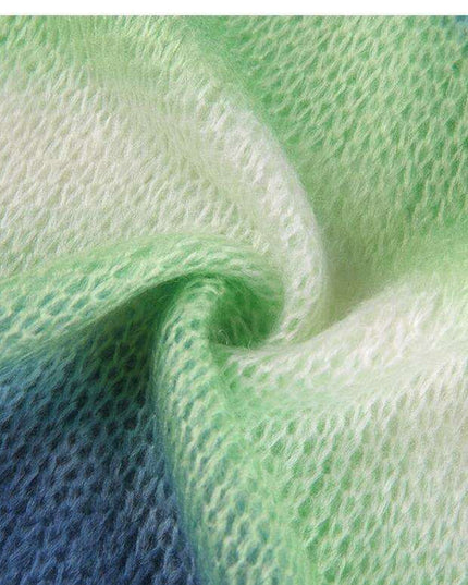 Chic Striped Bell Sleeve Dress with Back Cutout - Sophisticated Women's Fashion by JakotoNew