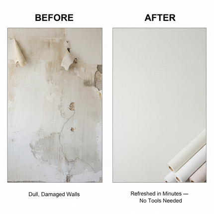 3D Foam Self-Adhesive Wallpaper — 50cm Wide, Waterproof, Peel & Stick
