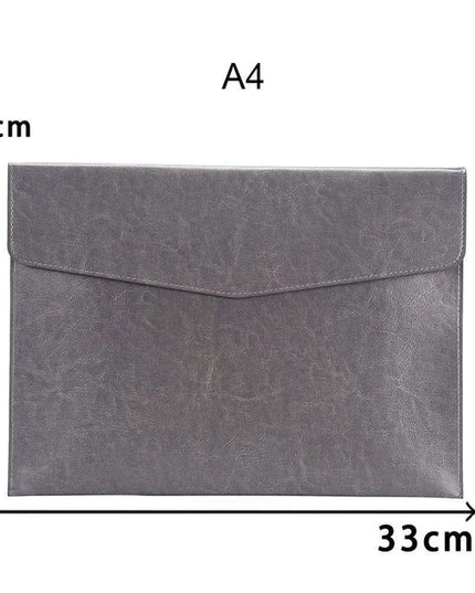 Sophisticated PU Leather Business Portfolio with Ample Storage