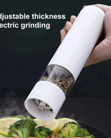 Automatic Electric Spice Mill with Customizable Grind Settings - Premium Kitchen Grinder for Flavorful Cooking