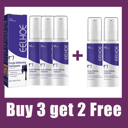 Whitening Toothpaste Pump - Natural Stain Removal & Fresh Breath Formula