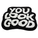 You Look Good Monogramed Microfiber Bathroom Mat