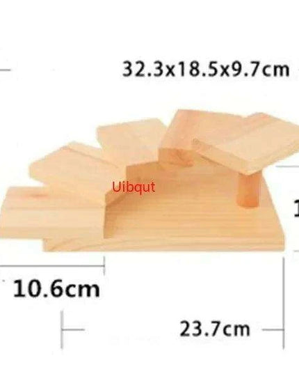 Handcrafted Pine Wood Sushi Boat - Elevate Your Japanese Dining Experience